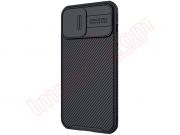 Black rigid case with window and support for Apple iPhone 13 Pro Max, A2643